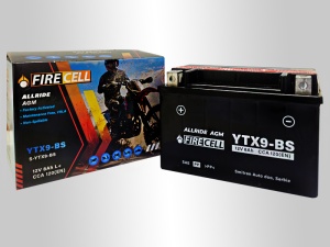 Akumualtor YTX9-BS 8Ah 120A Firecell AllRide AGM - Img 3