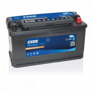 Akumulator 100Ah 850A EJ1000 Exide PowerPRO Agri & Construction