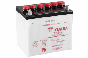 Akumulator 12N24-3 24Ah 200A Yuasa Conventional - Img 2