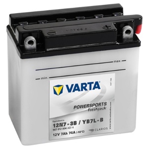 Akumulator 12N7-3B (YB7L-B) 7Ah 74A Varta POWERSPORTS Freshpack