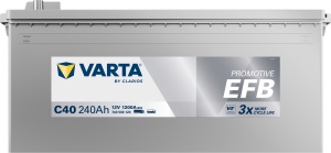 Akumulator 240Ah 1200A C40 VARTA ProMotive EFB - Img 2