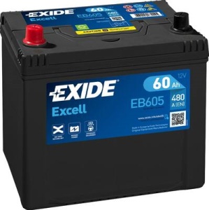 Akumulator 60Ah 480A EB605 Exide Excell