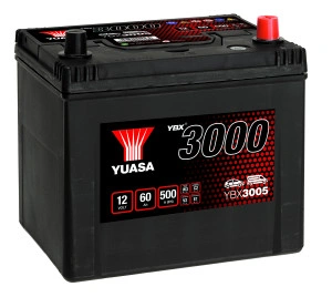 Akumulator 60Ah 500A Yuasa YBX3000 YBX3005