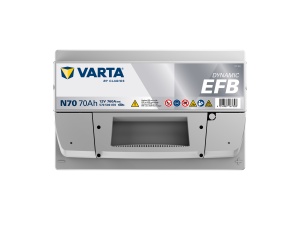 Akumulator 70Ah 760A N70 VARTA DYNAMIC EFB - Img 3