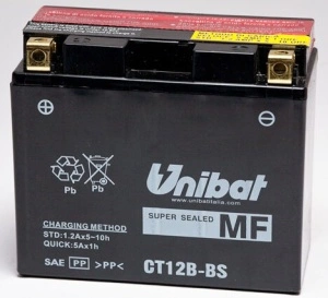 Akumulator CT12B-BS 11Ah 180A Unibat MOTO-MF