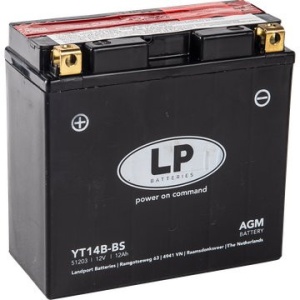 Akumulator YT14B-BS 12Ah 150A Landport AGM - Img 2