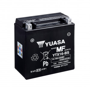 Akumulator YTX16-BS 14Ah 230A Yuasa YTX maintenance free AGM