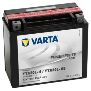 Akumulator YTX20L-BS (YTX20L-4) 18Ah 250A Varta POWERSPORTS AGM