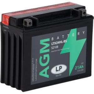 Akumulator YTX24HL-BS 21Ah 330A Landport AGM