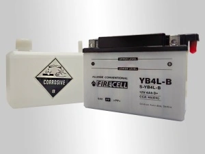 Akumualtor YB4L-B 4Ah 45A Firecell AllRide Conventional - Img 2