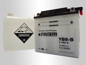Akumualtor YB9-B 9Ah 100A Firecell AllRide Conventional - Img 2