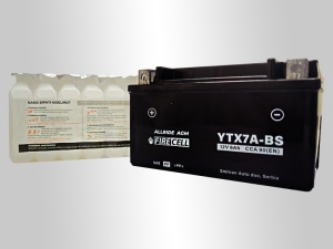 Akumualtor YTX7A-BS 6Ah 90A Firecell AllRide AGM - Img 2