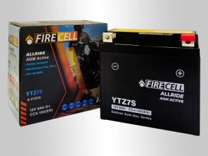 Akumualtor YTZ7S 6Ah 100A Firecell AllRide AGM Active - Img 2
