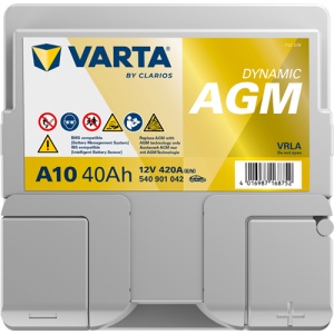 Akumulator 40Ah 420A A10 VARTA DYNAMIC AGM - Img 3