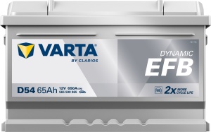 Akumulator 65Ah 650A D54 VARTA DYNAMIC EFB - Img 2