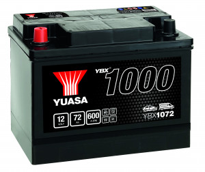 Akumulator 72Ah 600A Yuasa YBX1000 YBX1072