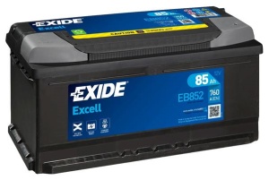 Akumulator 85Ah 760A EB852 Exide Excell