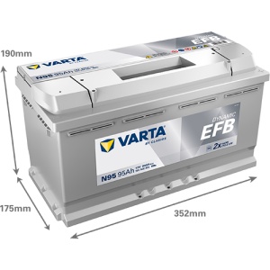 Akumulator 95Ah 850A N95 VARTA DYNAMIC EFB