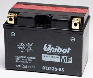 Akumulator CTZ12S-BS 11Ah 210A Unibat MOTO-MF