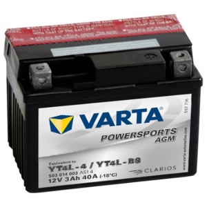 Akumulator YT4L-BS (YT4L-4) 3Ah 40A Varta POWERSPORTS AGM
