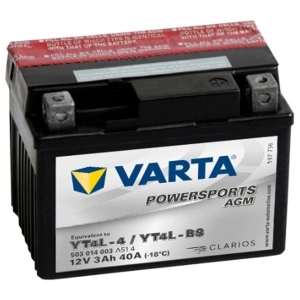 Akumulator YT4L-BS (YT4L-4) 3Ah 40A Varta POWERSPORTS AGM