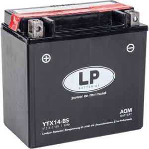 Akumulator YTX14-BS 12Ah 200A Landport AGM - Img 2