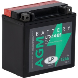Akumulator YTX14-BS 12Ah 200A Landport AGM