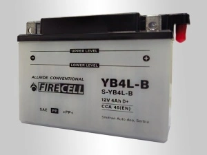 Akumualtor YB4L-B 4Ah 45A Firecell AllRide Conventional