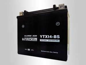 Akumualtor YTX14-BS 12Ah 200A Firecell AllRide AGM
