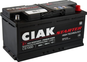 Akumulator 100Ah 800A CS100D CIAK STARTER