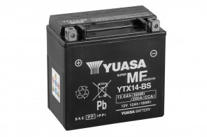 Akumulator 12,6Ah 200A Yuasa Yuasa Auxiliary Backup YTX14-BS(CP) - Img 2