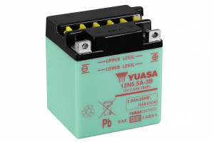 Akumulator 12N5.5A-3B 5,5Ah 55A Yuasa Conventional - Img 2