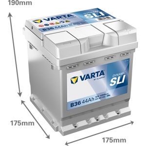 Akumulator 44Ah 420A B36 VARTA DYNAMIC SLI
