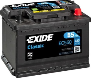 Akumulator 55Ah 460A EC550 Exide Classic