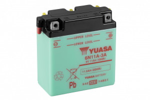 Akumulator 6N11A-3A 11Ah A Yuasa Conventional 6 Volt - Img 2