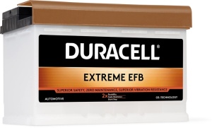 Akumulator 70Ah 660A DE70EFB Duracell Extreme EFB