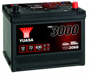 Akumulator 72Ah 630A Yuasa YBX3000 YBX3068