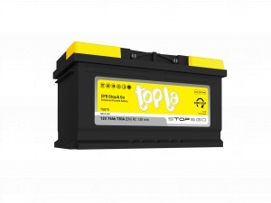 Akumulator 75Ah 730A 112075 Topla EFB Stop & Go