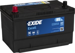 Akumulator 85Ah 800A EB858 Exide Excell