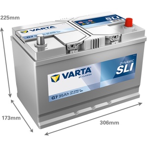 Akumulator 95Ah 830A G7 VARTA DYNAMIC SLI