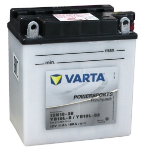 Akumulator YB10L-B (12N10-3B, YB10L-B2) 11Ah 150A Varta POWERSPORTS Freshpack