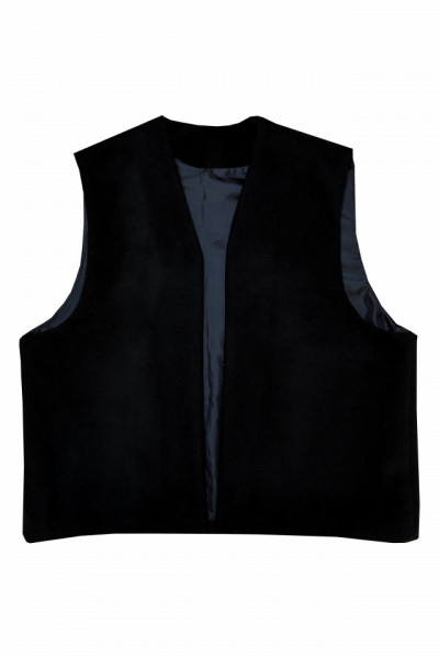 Vesta barbati din lana neagra