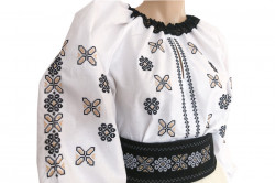 Costum popular, alb - Sebastiana - Img 3