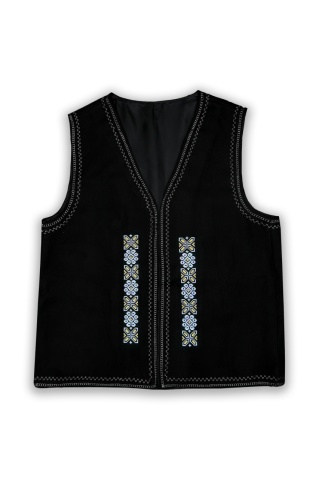 Vesta de barbati neagra - Sebastian