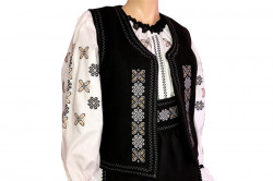 Vesta de lana neagra - Sebastiana - Img 2