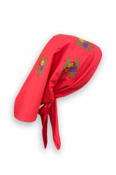 Batic traditional rosu cu broderie - Img 3