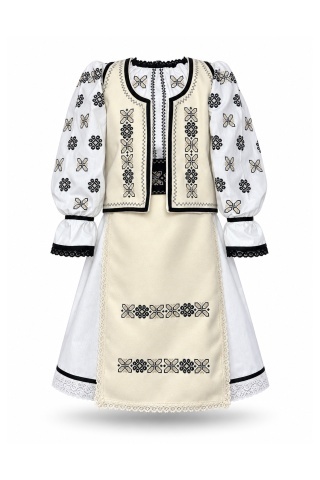 Costum popular fete - Sebastiana