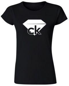 Tricou de dama NEGRU - C Diamant