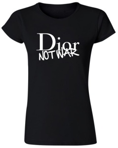 Tricou de dama NEGRU - D Not War