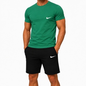 Compleu Slim Fit NK VERDE/Negru